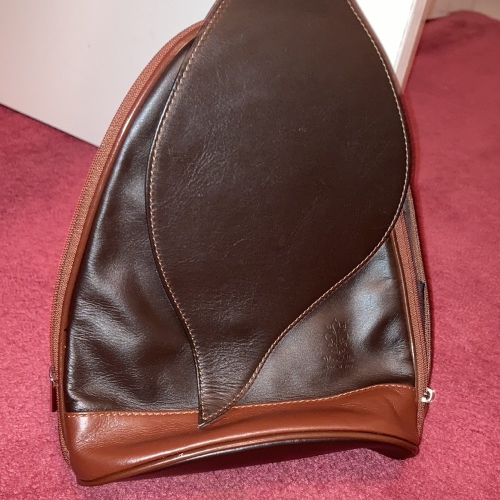 Vera pelle backpack purse made in Italy